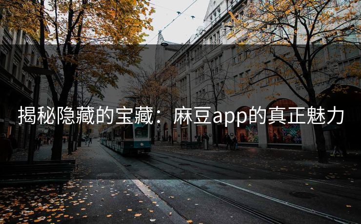揭秘隐藏的宝藏：麻豆app的真正魅力